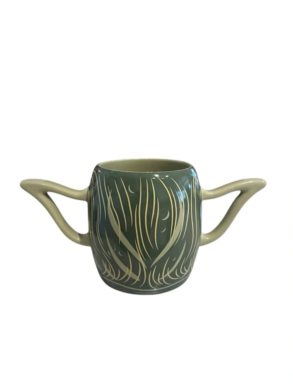 Disney‎ Parks Star Wars Yoda 3D Large Face Handle Ears Ceramic Mug